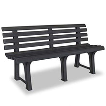 BIGTO, Panca da Giardino in plastica e Legno