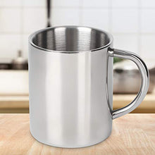 Tazza da caffè, tazza da caffè a doppia parete riutilizzabile infrangibile in acciaio inossidabile, per viaggi di casa