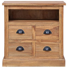 vidaXL Credenza 60x30x60 cm in Legno Massello di Teak