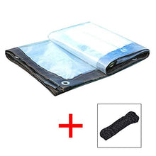 3x5 ， Telone impermeabile resistente impermeabile trasparente telone giardinaggio antipolvere antipioggia riutilizzabile copertura per auto barbecue polietilene(Size:2x3M)