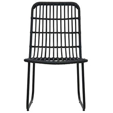 FAMIROSA Set da Pranzo da Giardino 3 pz in Polyrattan e Vetro-0249