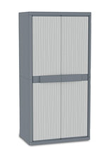 Terry Jumbo 2900 UW Armadio Alto in Plastica XL Tuttopiani, Grigio, 89,7x53,7x180 cm