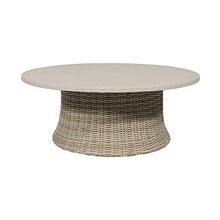 Gartentraum Round Rattan Dining Table - Altezza Regolabile - Tavolo da Pranzo Refi