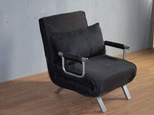 ITALFROM Divano Letto Sofa Bed Nero DIVANI 65x69x82h DIVANETTI Divano Letto 1 Piazza - Arredi Casa