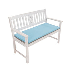 Pureday Garden Bench Anchor - Panchina in Legno Marittimo - 2 posti - Legno di eucalipto - Bianco