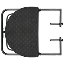 E E-NICES Tavolo da Balcone Pensile Marrone 60x64x83,5cm Plastica Rattan