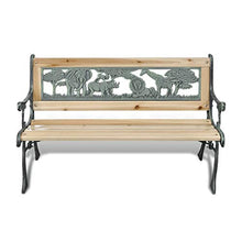 OUSEE Panchina da Giardino per Bambini 84 cm in Legno