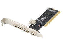 SaySure - 1Pcs 5 Ports USB 2.0 USB2 PCI Card Controller Adaptor Converter