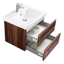 Mobile bagno con lavabo Villeroy & Boch Subway 2.0 60cm noce