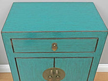 Yajutang credenza cassettiera cinese 1 cassetto 2 ante turchese
