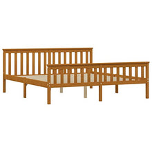 FAMIROSA Giroletto con 4 Cassetti Marrone Miele Legno di Pino 180x200 cm-0536