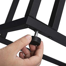 Yaheetech 2 Tavolini da caffè Industriale Tavolino Mobile da Salotto Comodini Vintage con Ruote da Divano Laterale Salotto per Laptop Notebook Snack Moderno Nero e Marrone
