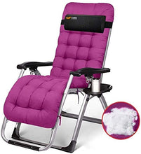 Poltrone reclinabili Reclinabili Sdraio in Giardino Poltroncina reclinabile per Esterni Poltrone da Patio Zero Gravity Poltroncina reclinabile Pieghevole Portatile da Campeggio da Spiaggia con cuscin