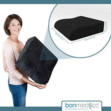 bonmedico Rialzo per Sedia Portatile, Cuscino a Cuneo Ergonomico Ideale Come Cuscino da Divano e Cuscino per Sedia da Ufficio – Alzasedia Perfetto Come Cuscino per Sedia a Rotelle