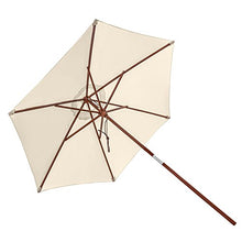 anndora ombrellone 25002, Diametro 2,5 m, Colore: Naturale