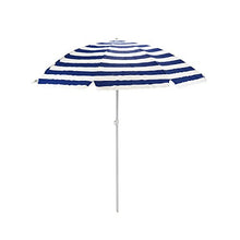 Italian Concept 28 Ombrellone Baia, Metallo e Tessuto, Bianco, 189 x 15 x 189 cm