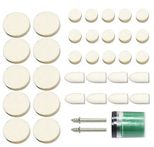 SaySure - 36PC Dremel Polishing Wheel And Cone Kit Buffing Burr Set