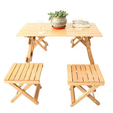 CYYAN Tavolo Pieghevole e Sedia Tavolo da Pranzo Portatile da Esterno, tavolino da Auto Semplice Semplice casa da Picnic per Bambini Balcone Campeggio