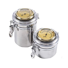UTDKLPBXAQ Custodia per humidor per sigari Contenitore per Barattolo di Sigaro Scatola per Custodia con igrometro per Foglia di tè per Sigaretta