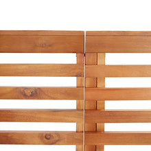 vidaXL Panca da Giardino ad Angolo 140 cm Legno Massello Acacia