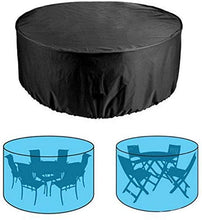N / A mobili di Copertura Home, Impermeabile Antivento mobili da Giardino UV, coperture Patio Tavolo utilizzato per la Pesante Oxford mobili Panno Rattan,140x80cm,Nero