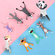 ASFD Creativo 3D Tridimensionale Animale Divertente Simpatico Animale Domestico segnalibro Cartone Animato Animale Panda