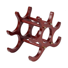 MFLASMF Portabottiglie per Vino in Legno massello di Moda retrò Creativa, può Essere assemblato, Risparmiare Spazio, Ornamenti Decorativi, può Essere utilizzato per la casa, Bar, Ristorante, riposti