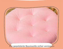 JSMY Set di 2 Cuscini per sedili con Cinghie Coprisedile in Velluto per Interni ed Esterni(Giallo,Quadrato 45x45 cm)