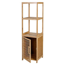 Axentia Armadietto da Bagno con 2 Ripiani, Legno ingegnerizzato, ca. 33 x 115 x 33 cm