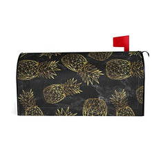 Moderno design geometrico GoldDesign unico magnetico cassetta delle lettere copre la copertura della cassetta delle poste per giardino giardino e cortile dimensioni standard 51 x 48 pollici