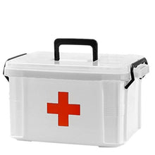 Teckpeak Scatola per Medicine, Primo Soccorso Scatola Medica Cassetta Kit di Pronto Soccorso-L
