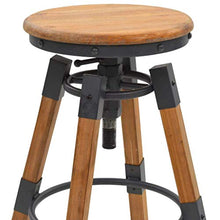 Sgabelli da Bar Regolabili 2 Pezzi in Legno massello di Abete 53,5x53,5x79 cm