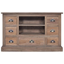 vidaXL - Sideboard 90x30x58 cm Teak Massivholz