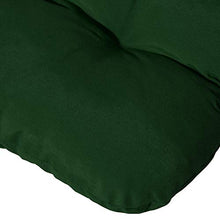 Beautissu Cuscini per dondoli e altalene da Giardino Flair HS - 180x50x8 cm - 2 braccioli e Un soffice Cuscino Grande - Verde Scuro