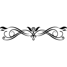T-MK342 - Adesivi per testiera del letto, 28 x 140 cm, colore: Nero