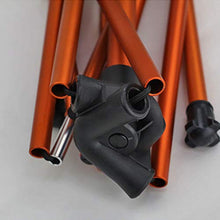 CHB Set Pieghevole per Esterni Portatile Sedia Set Schienale in Tessuto Oxford Tre Pezzi Combinazione Reclinabile Pieghevole Nera