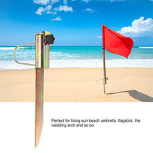 Ombrello AnchorEarth Anchor, 1Pc Iron Sun Beach Pesca Portaombrelli Supporto da Terra Rotary Sand Parasol Archor per ombrelloni da Giardino, Beach
