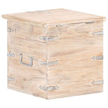Tidyard Cassa Legno 40x40x40 cm in Legno Massello di Acacia