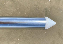 MLI Ombrellone Blu a 8 Stecche MS1B da Giardino o Spiaggia da 220 cm, Poliestere, Orientabile