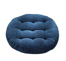 Black Temptation Cuscino Sedile Rotondo Giapponese, Cuscino futon Tatami, Cuscino Cuscino da Terra [Blu]