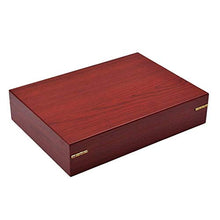 Auoeer 10 Installato Rosso Ciliegia Mogano umidificatore for sigari imballaggi in Legno Box