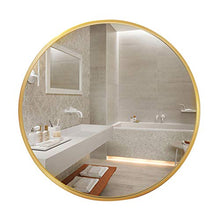 Bathroom mirror Specchio del Bagno Specchio da Parete Rotondo per Bagno- Lega di Alluminio incorniciata Grandi specchi di vanità Specchio da Barba Specchio ingranditore Specchio per Il Trucco 40cm