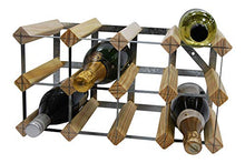 DS Wineware - Portabottiglie per 12 bottiglie 4 x 2 cm, completamente assemblato, in pino naturale certificato FSC