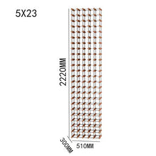 LUUDE Grande cremagliera faggio Vino, Cantina Decorato Rack, Perfetta per Gli Amanti del Vino e Collezionisti,5 * 23