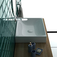 bad1a - Lavabo da Bagno in Ceramica, Bianco