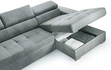 Casarreda Store Ancona - Divano Letto con Chaise Longue Contenitore (Tessuto Antara 2020)