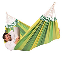 La Siesta Orquídea Jungle - Amaca classica singola in cotone, Verde