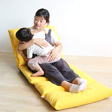MeiMei Nordic Single Bedroom Small Sofa Lazy Sofa Balcony può Essere Un Semplice Divano (Color : Giallo)