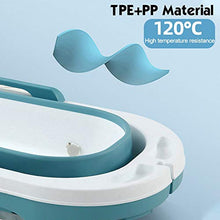 JFIOSD Vasca da Bagno Portatile Animale,Baby Vasca Pieghevole Custodia,Vasche da Bagno Freestanding Semplice Spa,Blu
