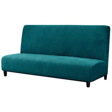 subrtex 1-Pezzo Copridivano Senza Braccioli Elasticizzato AntiGraffio per Gatto Cani Regolabile Lavabile 180-230cm (Blu Verde)